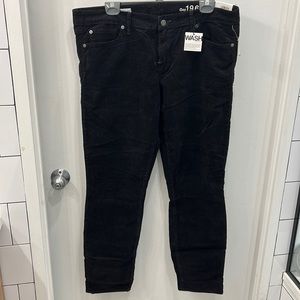 Gap Alway Skinny Black corduroy pants NEVER WORN